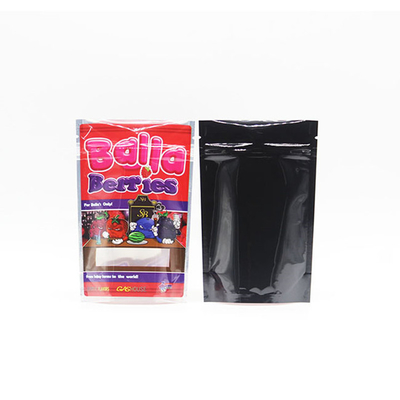 কেনা Weed Bag Three Side Sealed Open Window Aluminized Bag With Child Proof Zippe Holographic Printing For Packaging weed. গুলা প্যাকেজ করার জন্য শিশু প্রতিরোধী জিপ সহ অ্যালুমিনিয়াম ব্যাগ। online manufacture