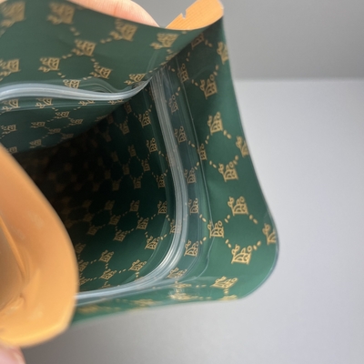 কেনা প্লাস্টিক Mylar ziplockk ব্যাগ 14g স্ট্যান্ড আপ আগাছা আগাছা প্যাকেজিং ব্যাগ online manufacture