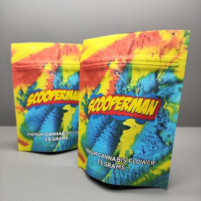 কেনা Weed Soft Touch Mylar Bag প্লাস্টিকের স্ট্যান্ড আপ প্যাকেজ online manufacture