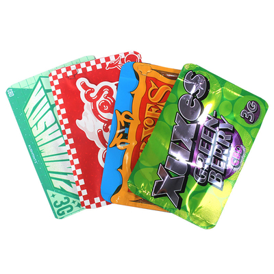 কেনা চকচকে প্যাকেজিং Weed Mylar স্ট্যান্ড আপ ব্যাগ কাস্টম স্ট্যান্ড আপ জিপার online manufacture
