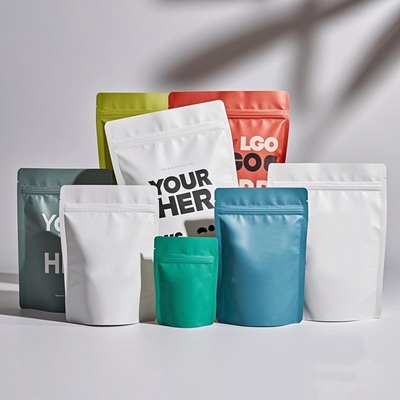 কেনা Custom Printed Stand Up Zipper Pouches for Food Packaging MOQ 1000pcs online manufacture