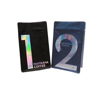 কেনা 1oz Doypack কফি প্যাকেজিং ব্যাগ ফ্ল্যাট নীচে কফি ব্যাগ সঙ্গে ভালভ online manufacture