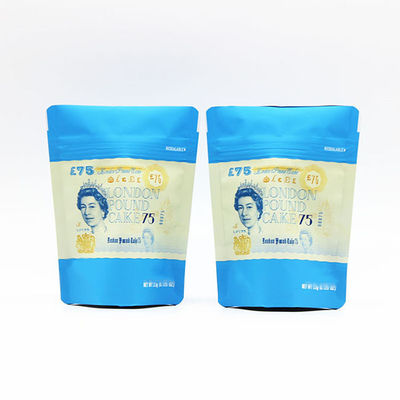 কেনা শিশু প্রতিরোধী 3oz পুনরায় সিলযোগ্য স্ট্যান্ড আপ পকেট 4.75 ইঞ্চি ফয়েল জিপ সিল পকেট online manufacture