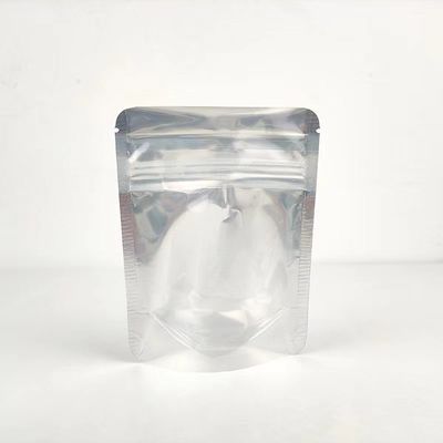 খাবারের মোড়কের জন্য জিপার টপ সহ কাস্টম প্রিন্টেড স্ট্যান্ড আপ পাউচ