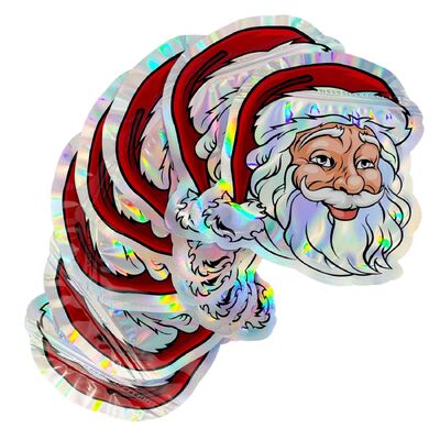 আর্দ্রতা প্রতিরোধী খাদ্য গ্রেড কাস্টম আকার ক্রিসমাস উপহার প্যাকেজিং জন্য জিপার লক সঙ্গে স্ট্যান্ড আপ পকেট