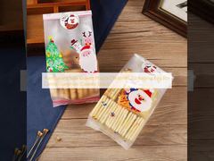 স্বচ্ছ সাইড Gueest ব্যাগ ক্রিসমাস প্যাকেজিং ব্যাগ জন্য ক্যান্ডি Gummies কুকিজ স্ন্যাক